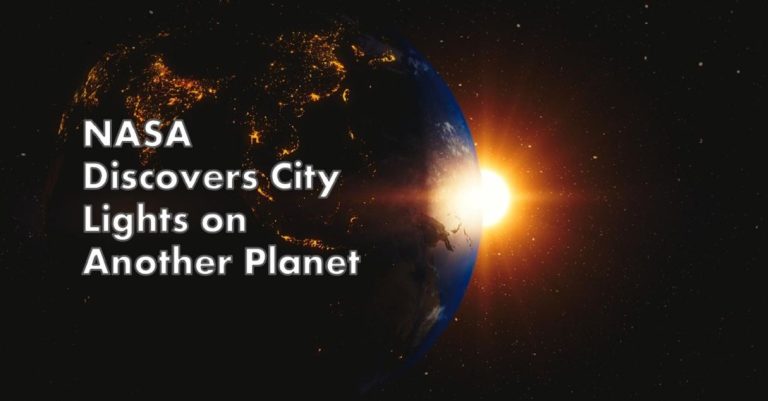 NASA discovers city lights on another planet 2024 (True or False)